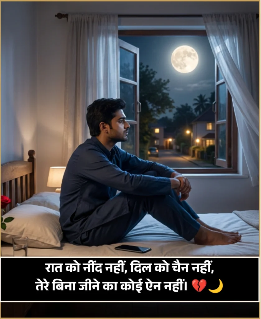 Can't Sleep Shayari