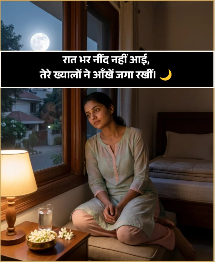 Sleep Shayari Hindi Me