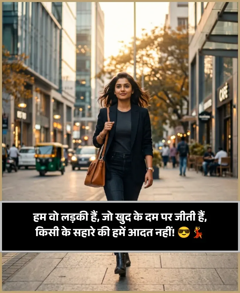 Attitude Shayari for Girls in Hindi
