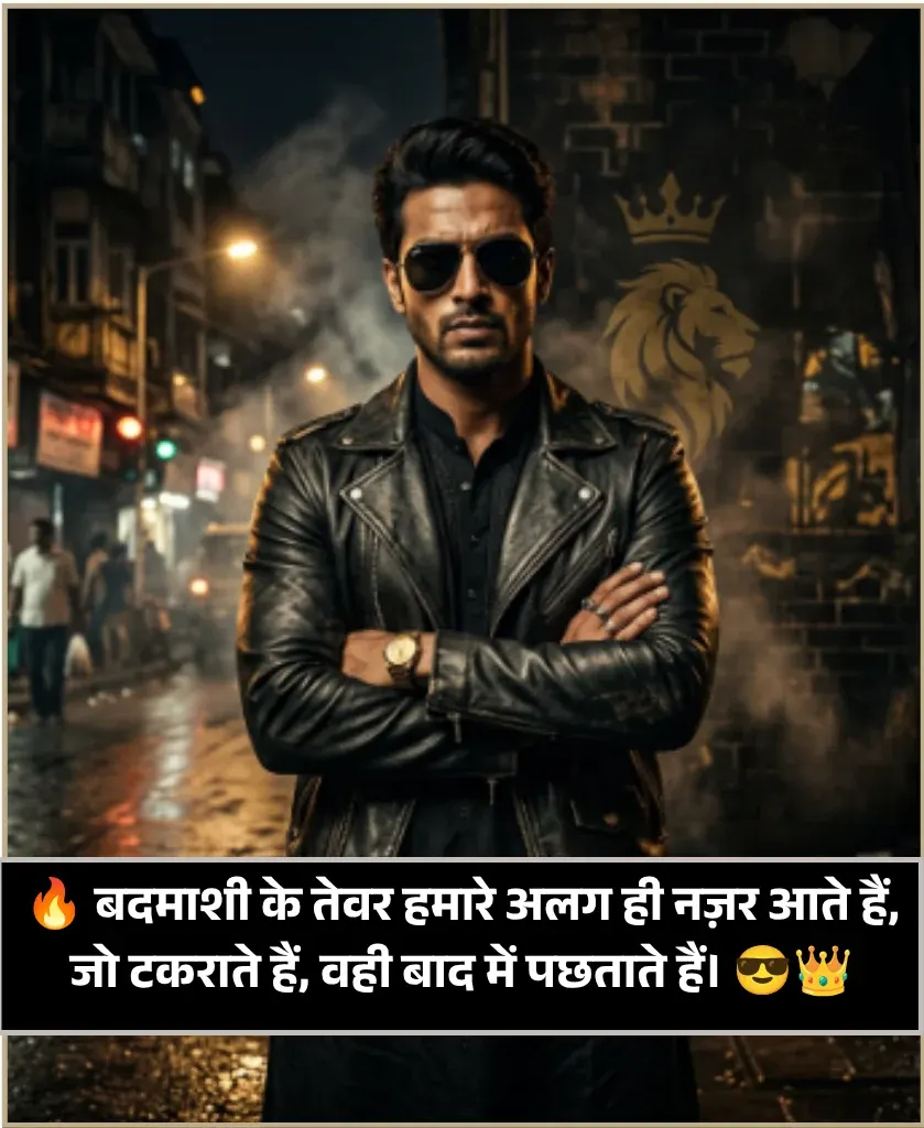 Badmashi Shayari 2 Line Badmashi Shayari 2 Line