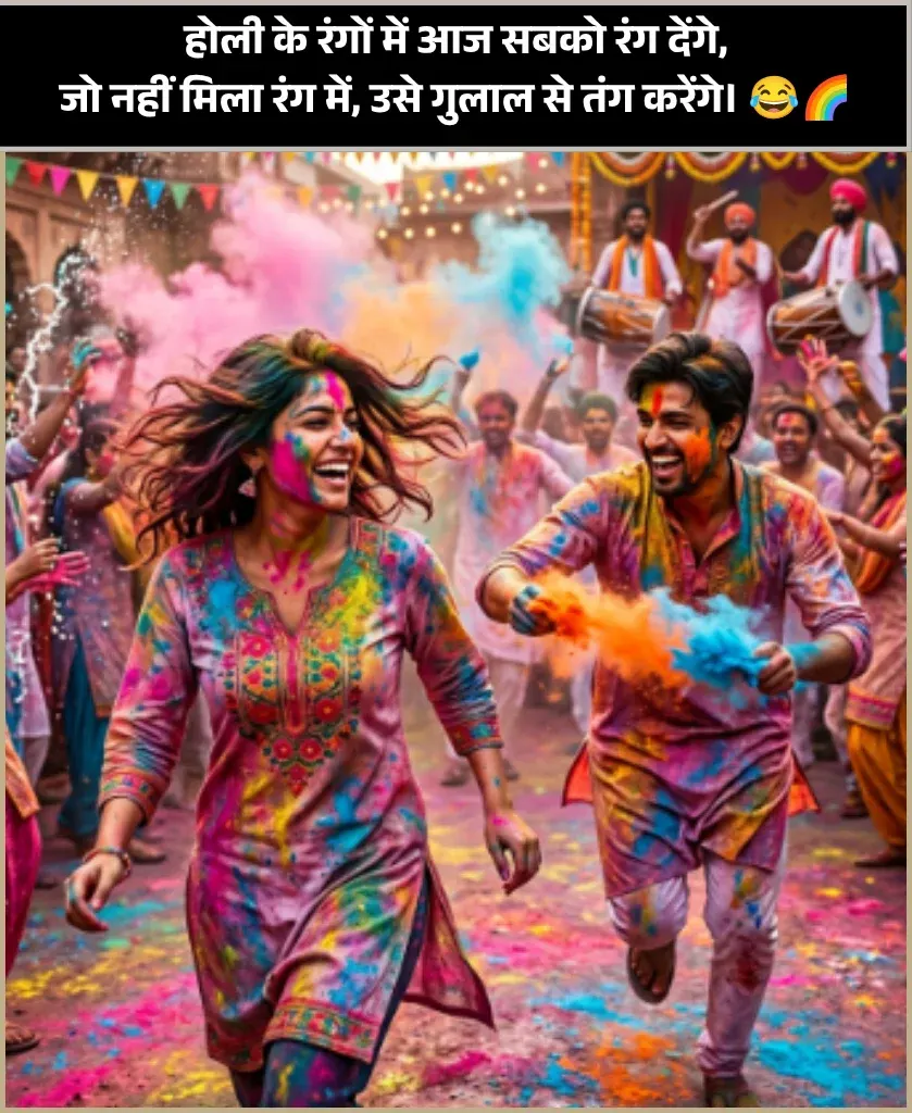 Funny Shayari on Holi