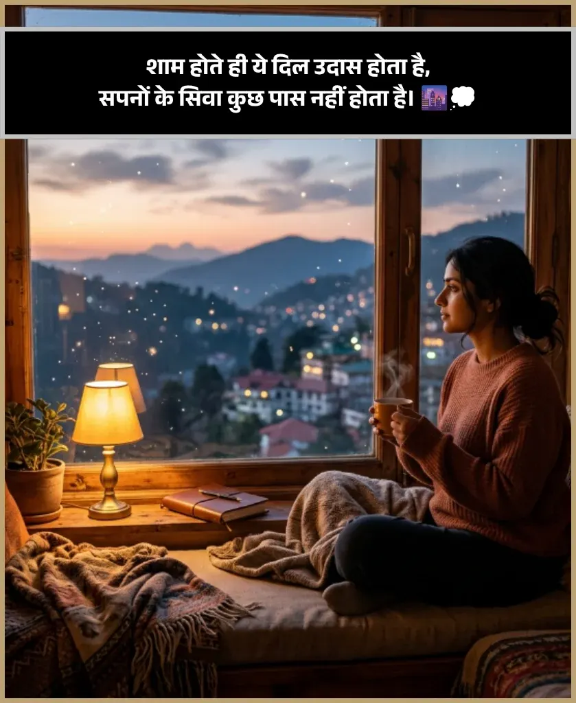 Good Evening Shayari in Hindi Text Good Evening Shayari in Hindi Text