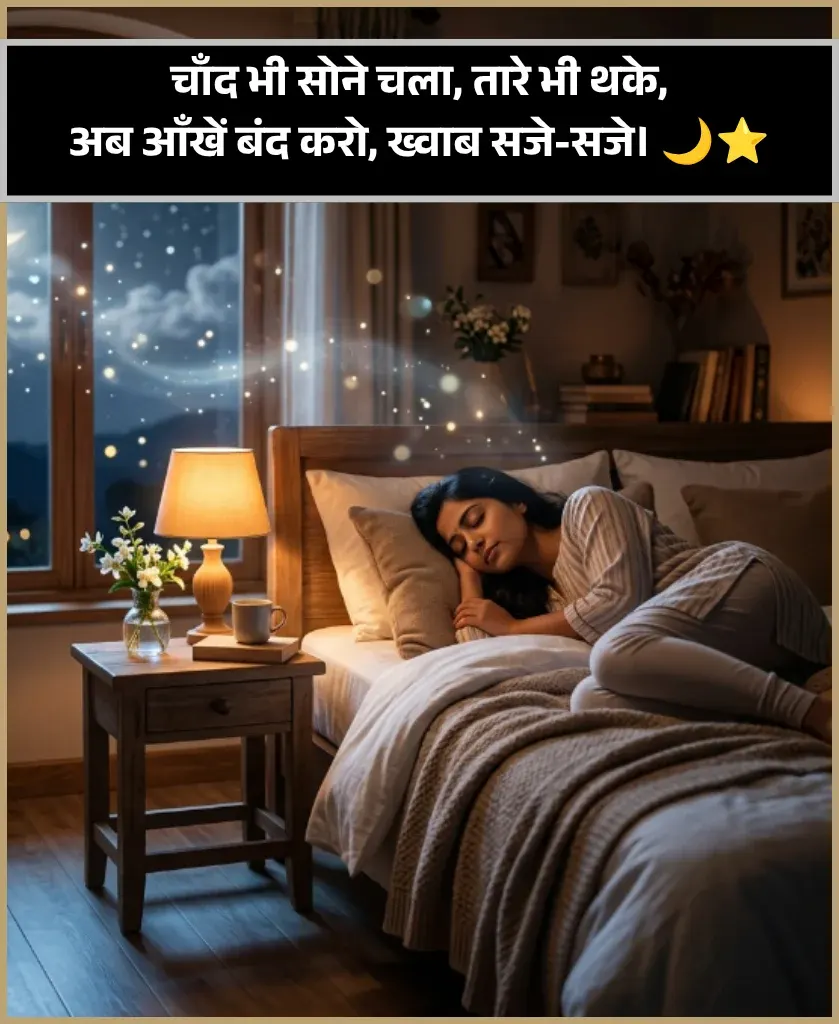 Good Night Shayari in Hindi Good Night Shayari in Hindi