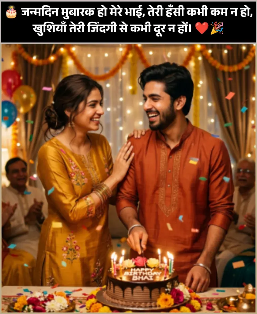 Happy Birthday Bhai Ke Liye Shayari