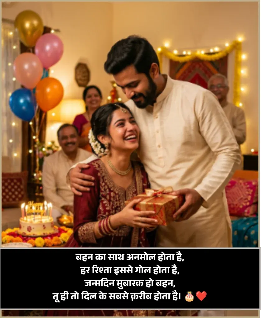 Happy Birthday Sister Ke Liye Shayari