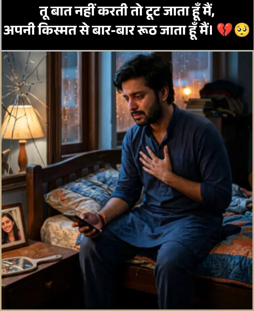 Heart Touching Baat Nahi Karne Ki Shayari