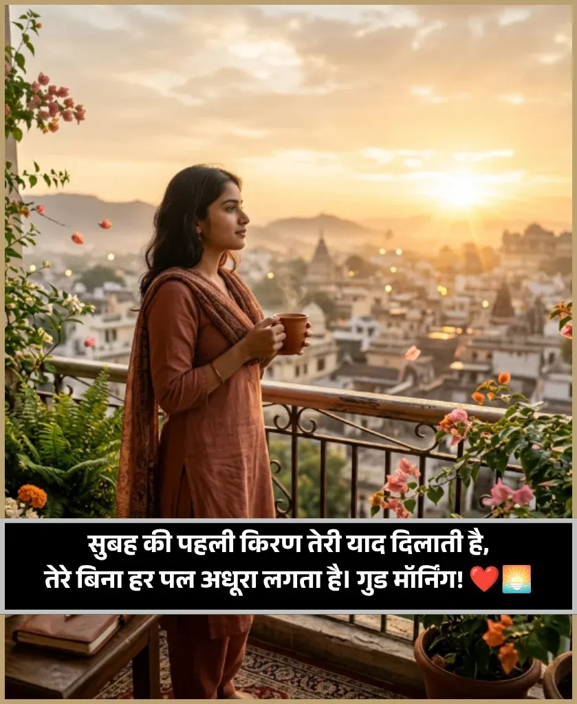 Kiss Good Morning Shayari Love