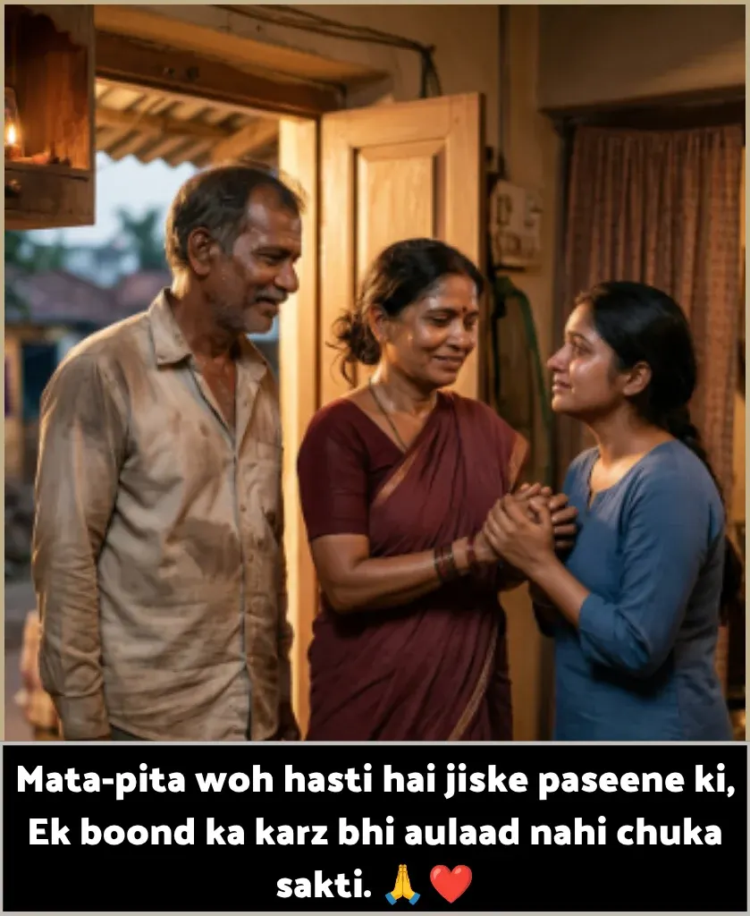 Maa Baap Ke Liye Shayari in English