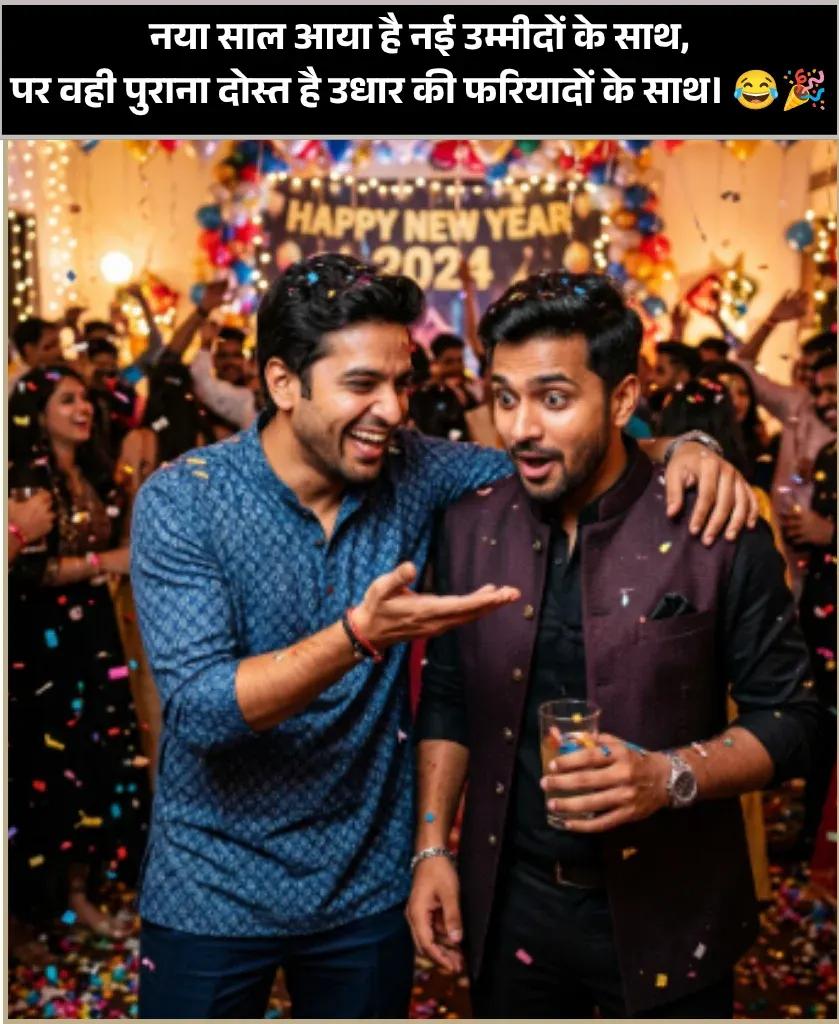 New Year Funny Shayari