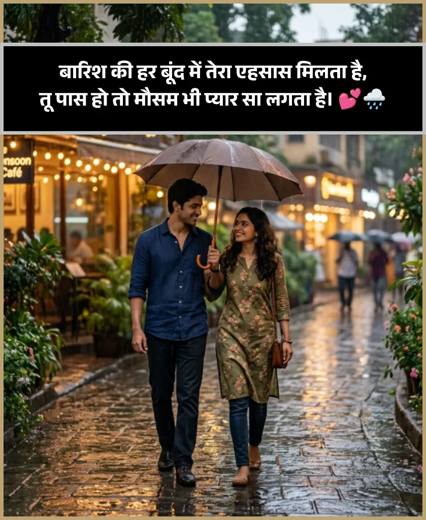 Romantic Barish Shayari Romantic Barish Shayari