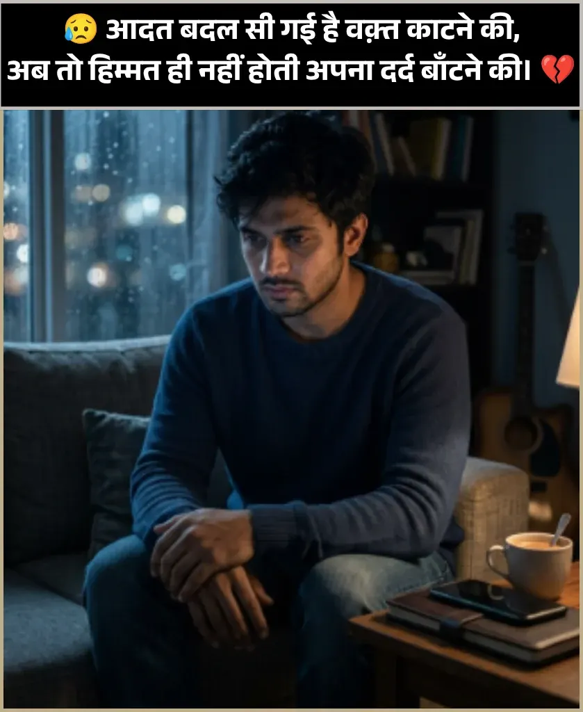 Sad Shayari😭 Life 2 Line
