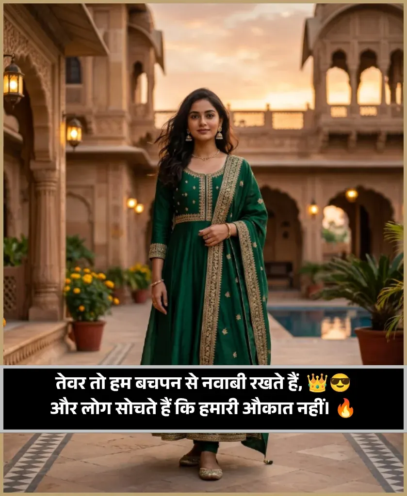 Swag Attitude Shayari for Girls Swag Attitude Shayari for Girls