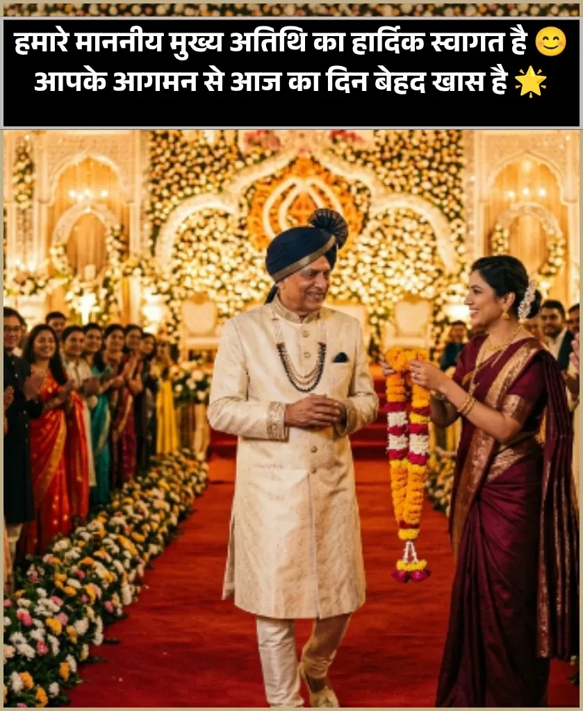 Welcome Shayari for Chief Guest in Hindi Welcome Shayari for Guest in Hindi