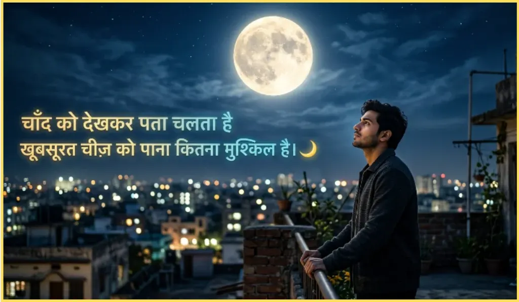 Moon Shayari